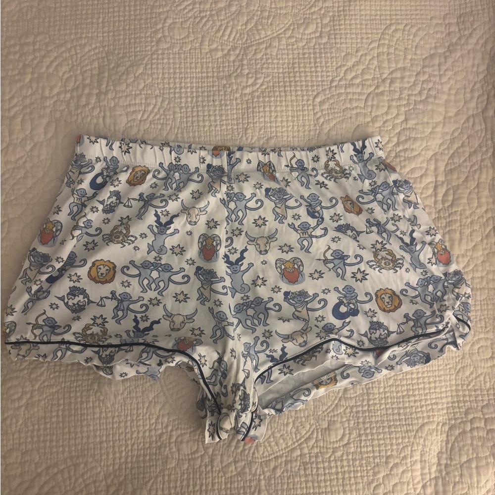 Roller Rabbit astrology monkeys Patterned Shorts